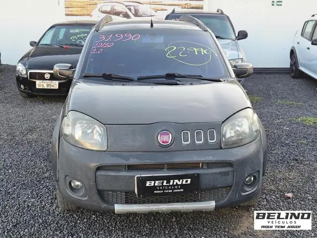 Carro Fiat Uno Mille 2012 Uno Mille Celeb. WAY ECON. 1.0 F.Flex 2p