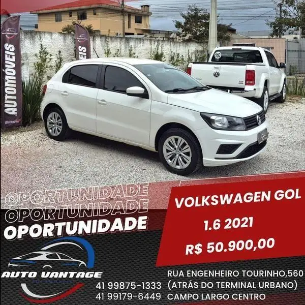 Carro Volkswagen Gol 2021 1.6 (Flex)
