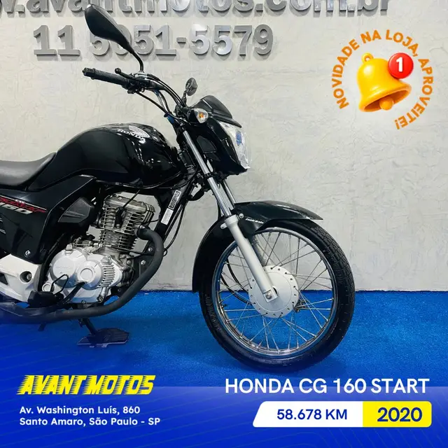 Moto Honda CG 160 2020 Start