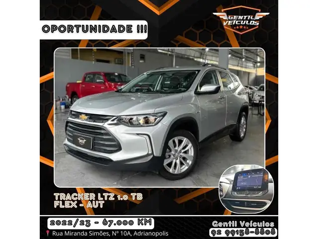 Carro Chevrolet Tracker 2023 LTZ 1.0 Turbo (Aut.)