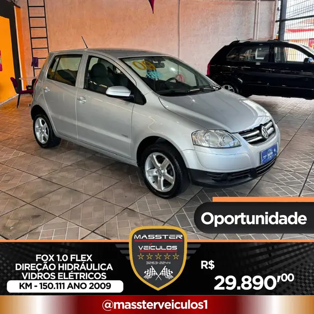 Carro Volkswagen Fox 2009 1.0 8V (Flex) 4p