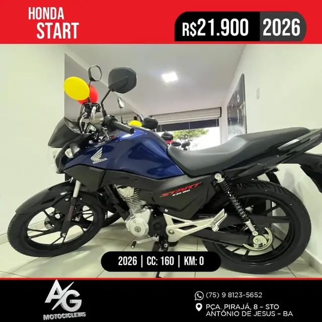 Moto Honda CG 160 2026 Start