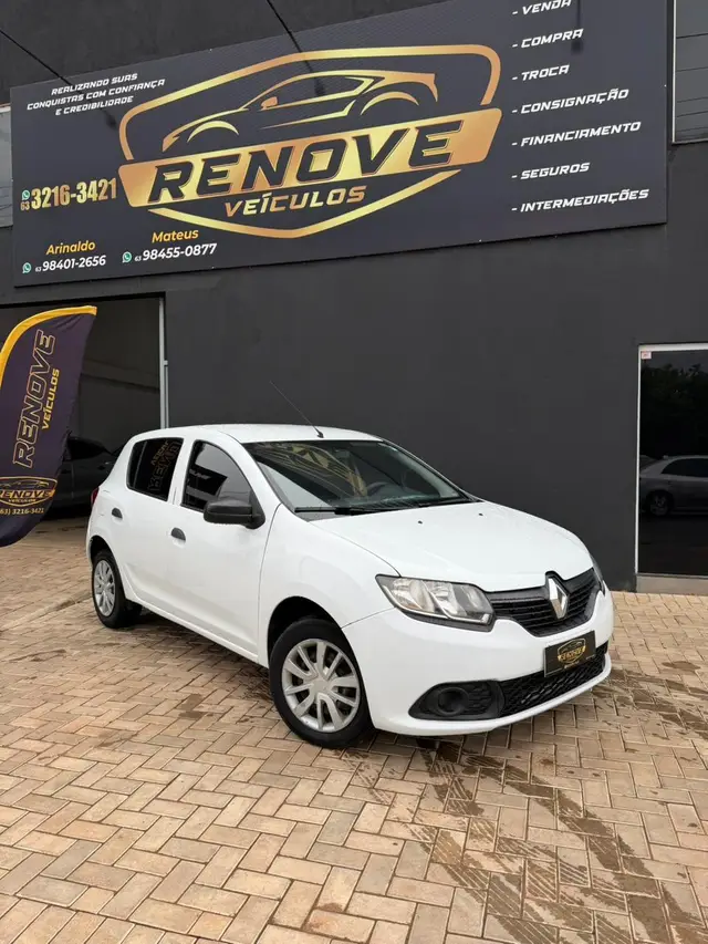 Carro Renault Sandero 2019 Authentique 1.0 12V SCe (Flex)