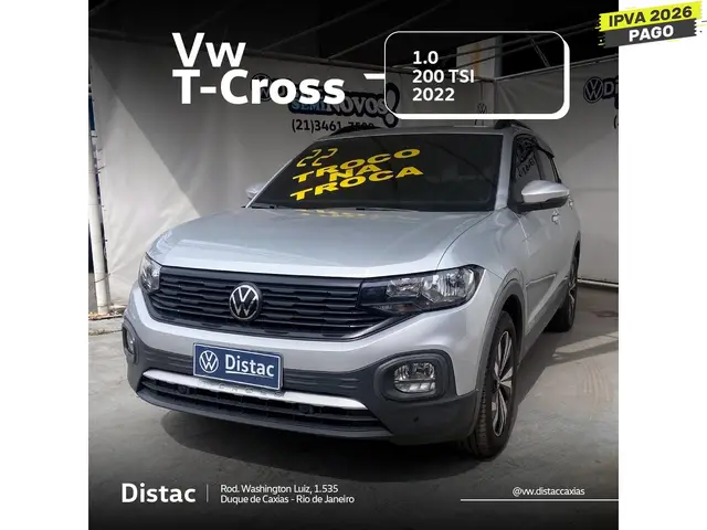 Carro Volkswagen T-Cross 2022 1.0 200 TSI 12V (Aut) (Flex)