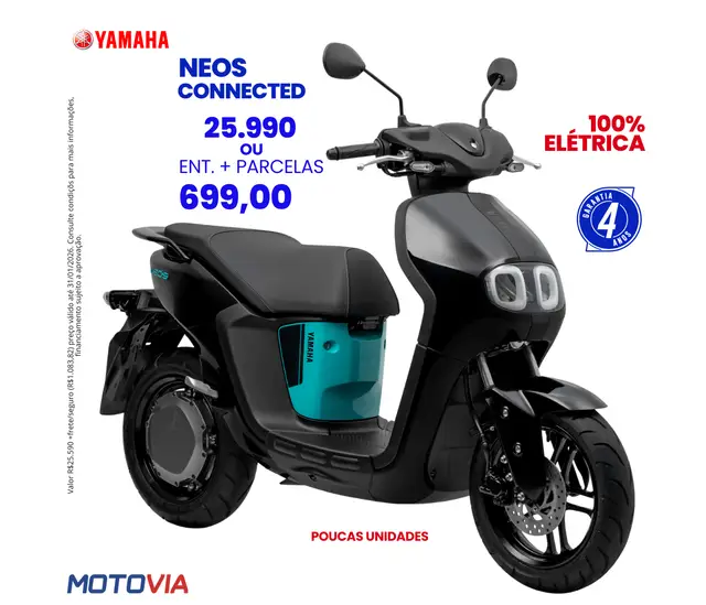 Moto Yamaha Neo's 2026 Connected