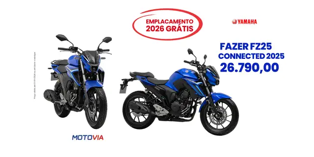 Moto Yamaha Fazer FZ25 2025 Connected