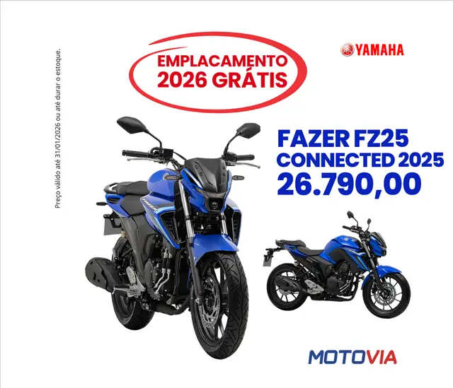 Moto Yamaha Fazer FZ25 2025 ABS