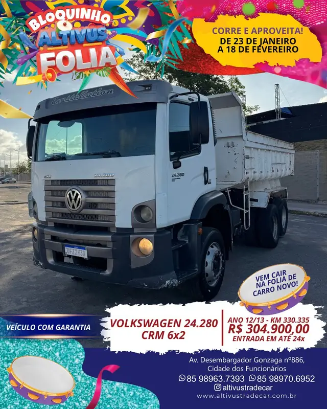Caminhão Volkswagen 24.280 2013 Constellation  E DC
