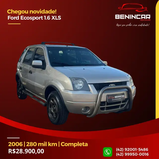 Carro Ford EcoSport 2006 Ecosport XLS 1.6 (Flex)