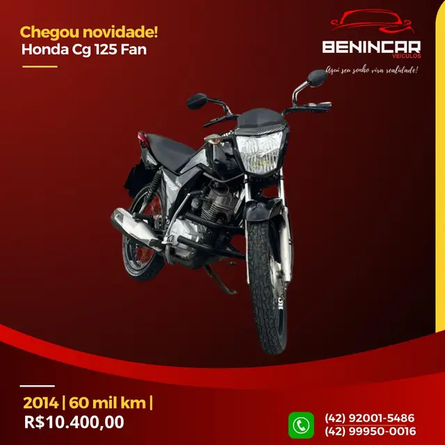 Moto Honda CG 125 2014 Fan KS