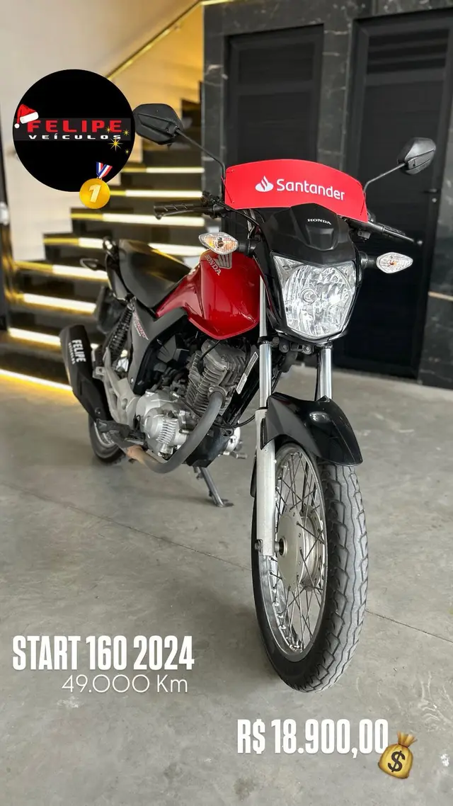 Moto Honda CG 160 2024 Start