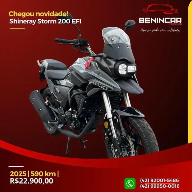 Moto Shineray Storm 200 2025 EFI