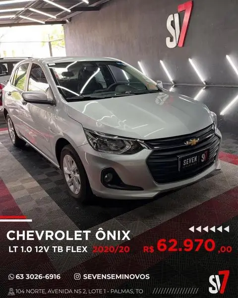 Carro Chevrolet Onix Plus 2020 1.0 LT Turbo (Flex)