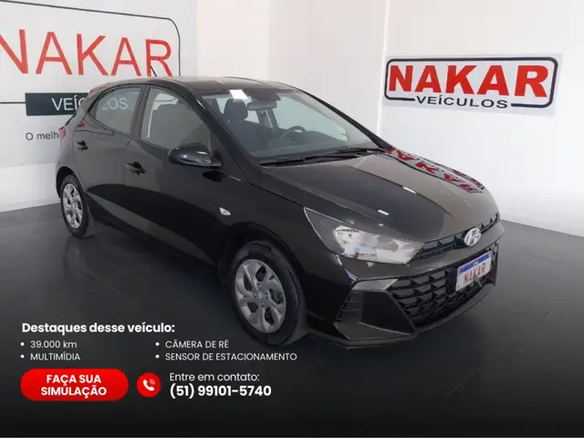 Carro Hyundai HB20 2025 1.0 Sense (Mec.)