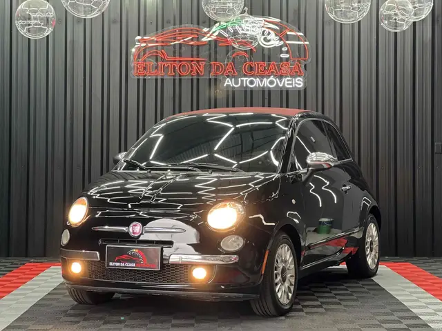 Carro Fiat 500 2015 Cabrio Dualogic 1.4 Evo (Flex)