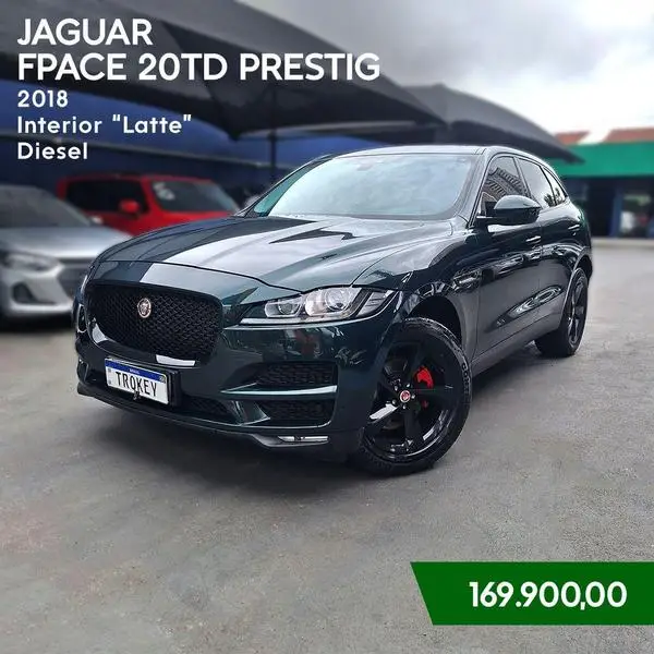 Carro Jaguar F-Pace 2018 2.0 Prestige 4WD