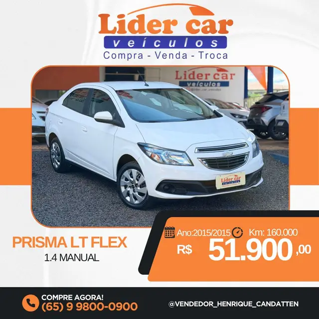 Carro Chevrolet Prisma 2015 1.4 LT SPE/4
