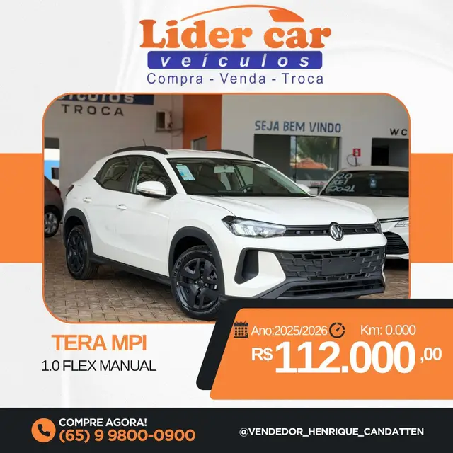 Carro Volkswagen Tera 2026 MPI