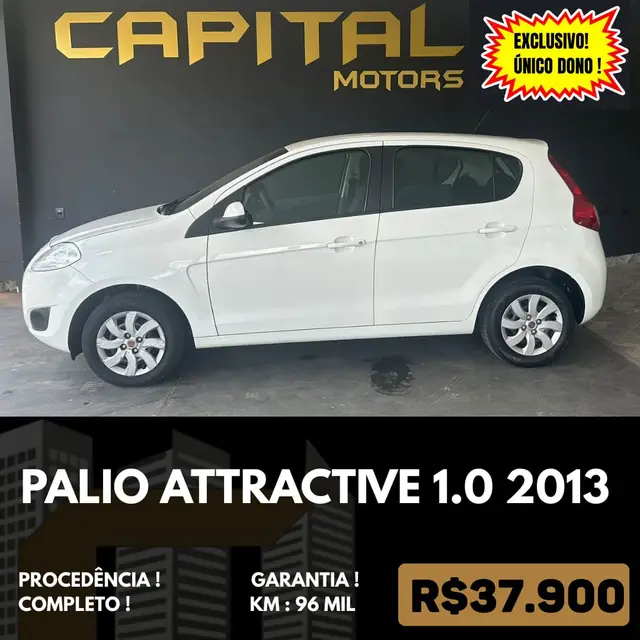Carro Fiat Palio 2013 Attractive 1.0 Evo (Flex)