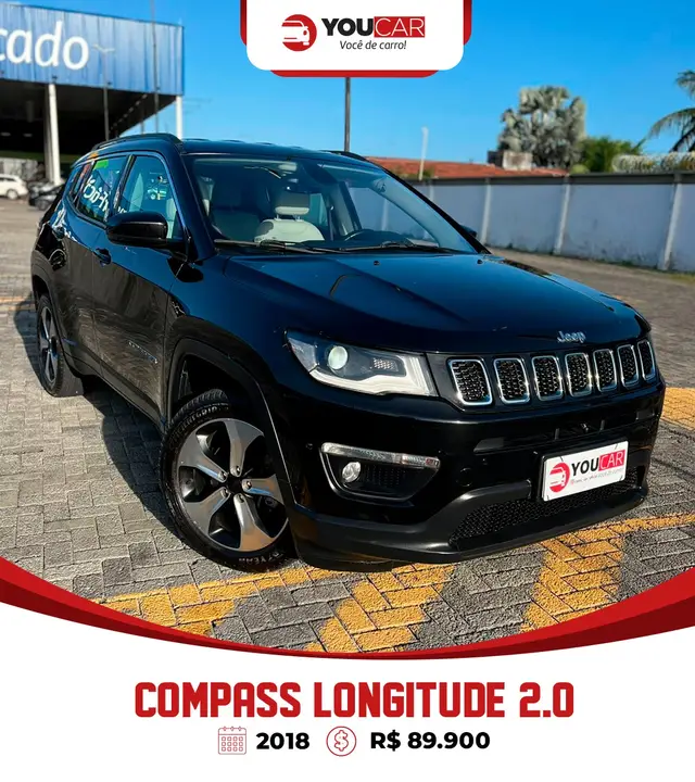Carro Jeep Compass 2018 2.0 Longitude 4x2 (Aut) (Flex)
