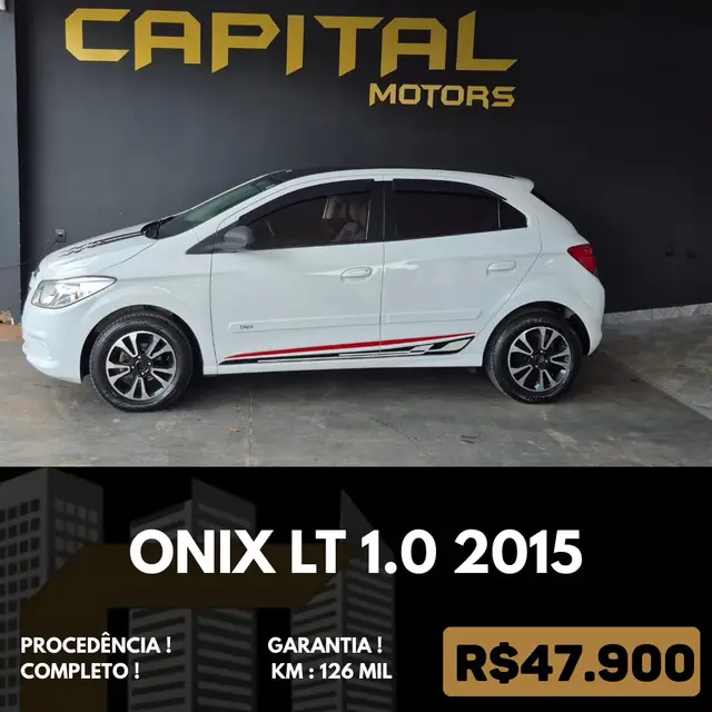 Carro Chevrolet Onix 2015 1.0 LT SPE/4