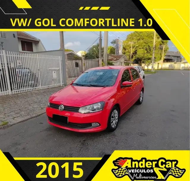Carro Volkswagen Gol 2015 1.0 TEC Comfortline (Flex) 4p