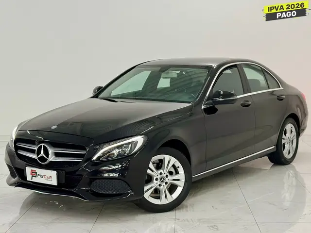 Carro Mercedes-Benz Classe C 2017 C 180 Avantgarde FlexFuel