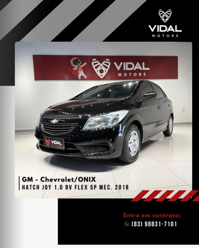 Carro Chevrolet Onix 2018 1.0 Joy SPE/4