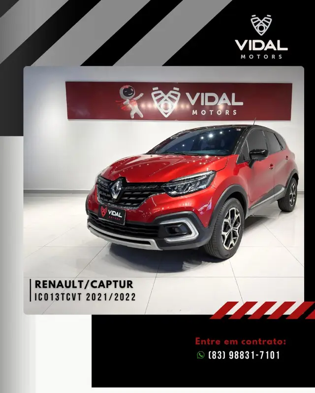 Carro Renault Captur 2022 Iconic 1.3 Turbo CVT