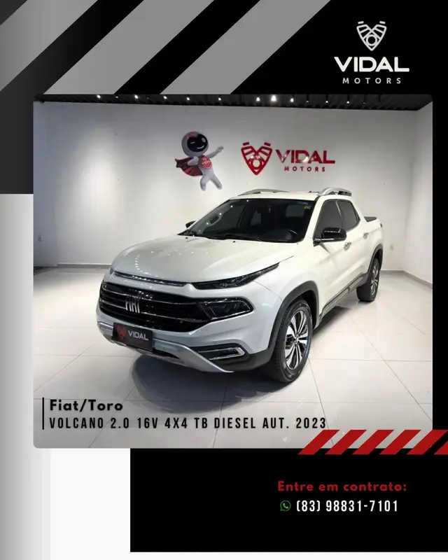 Carro Fiat Toro 2023 Volcano 2.0 TDI 4x4 (Aut)