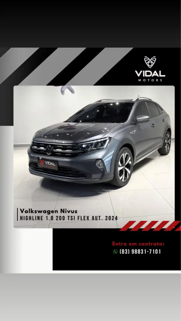 Carro Volkswagen Nivus 2024 Highline 200 TSI