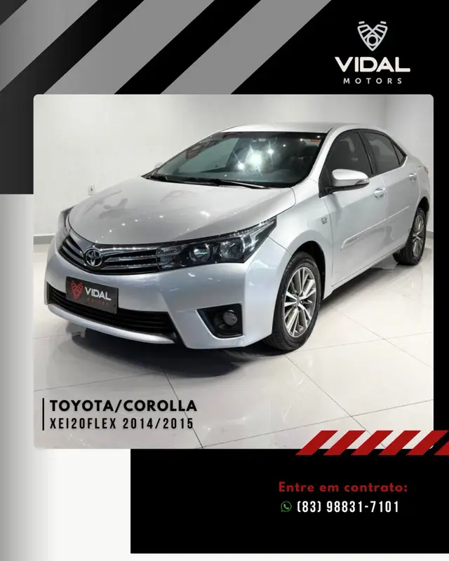Carro Toyota Corolla 2015 2.0 XEi Multi-Drive S (Flex)