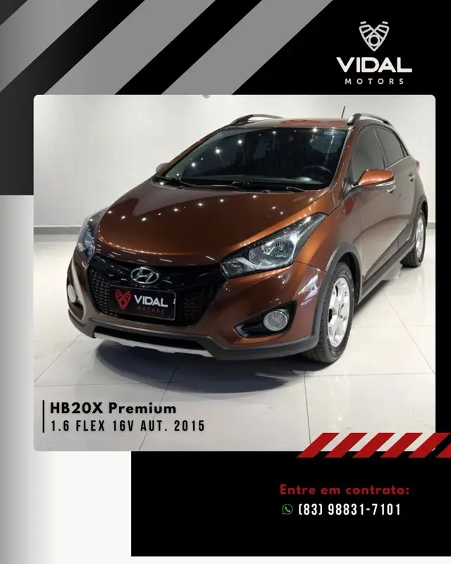 Carro Hyundai HB20X 2015 Premium 1.6 (Aut) (Flex)