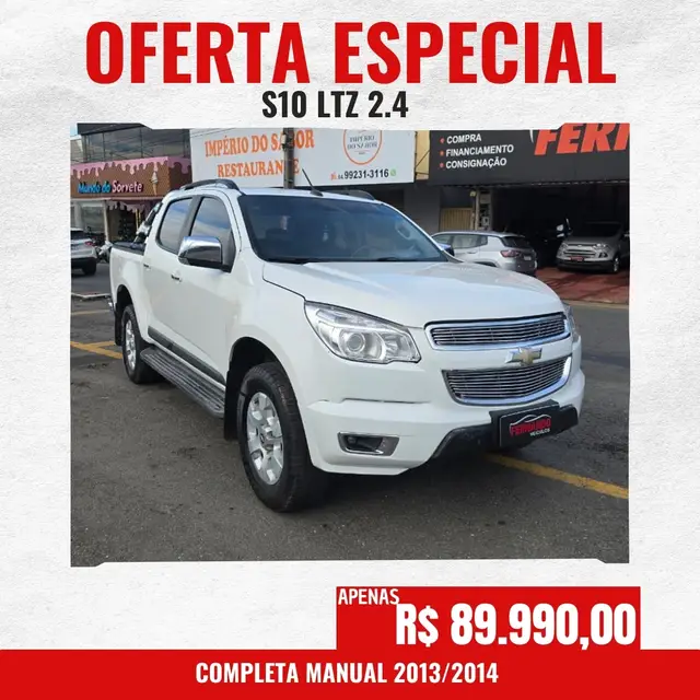 Carro Chevrolet S10 Cabine Dupla 2014 S10 LTZ 2.4 4x2 (Cab Dupla) (Flex)