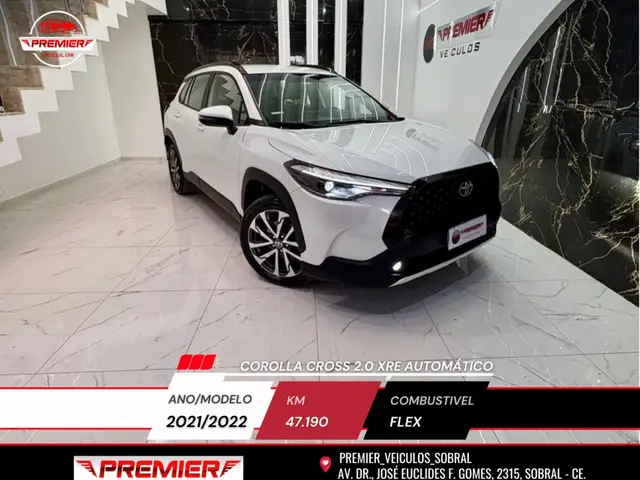 Carro Toyota Corolla Cross 2022 XRE 2.0 (flex) (Aut)