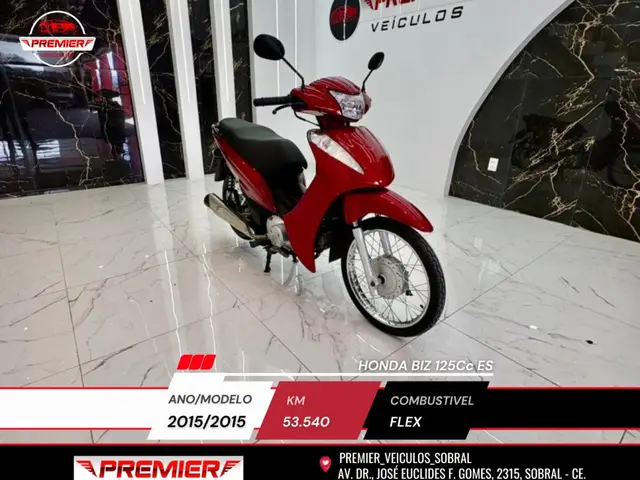 Moto Honda Biz 125i 2015 ES