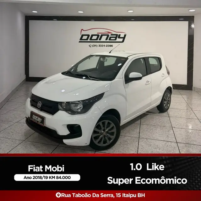 Carro Fiat Mobi 2019 Evo Like 1.0 (Flex)