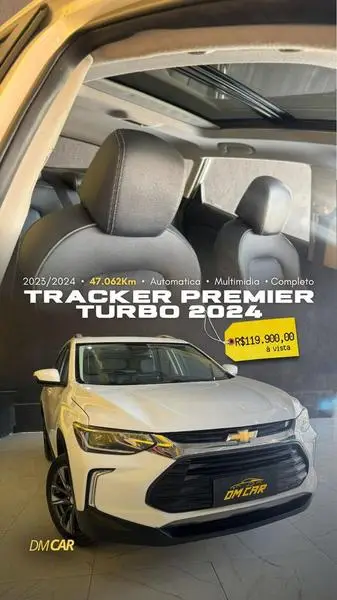 Carro Chevrolet Tracker 2024 Premier 1.2 Turbo (Aut.)