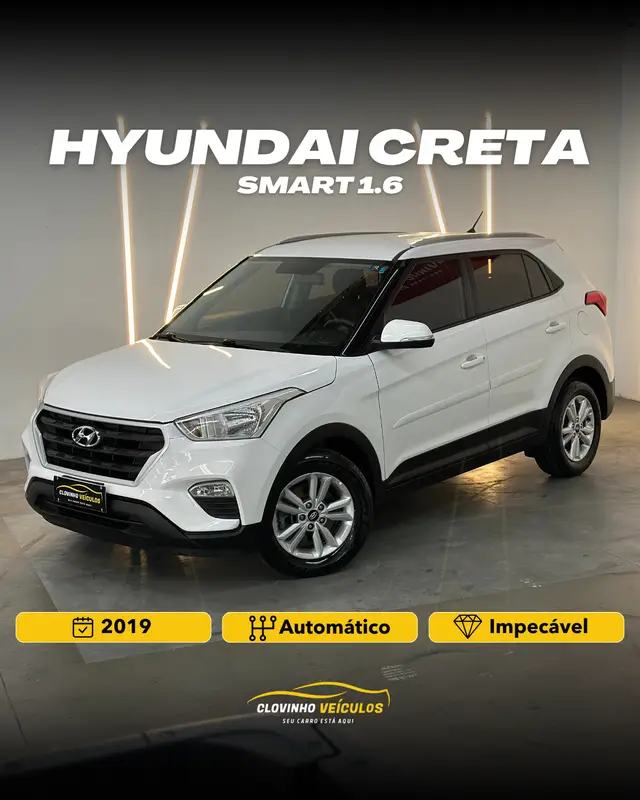 Carro Hyundai Creta 2019 Smart 1.6 (Aut) (Flex)