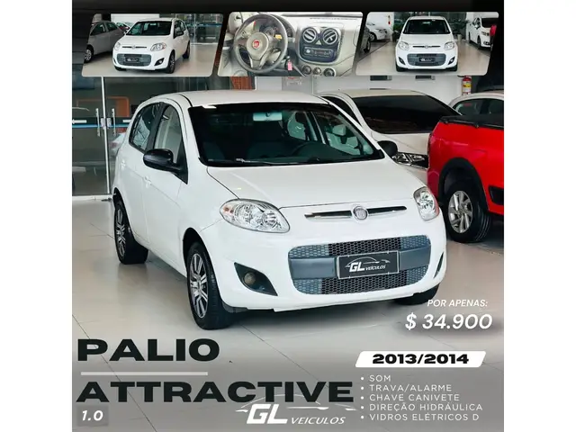 Carro Fiat Palio 2014 Attractive 1.0 8V (Flex)