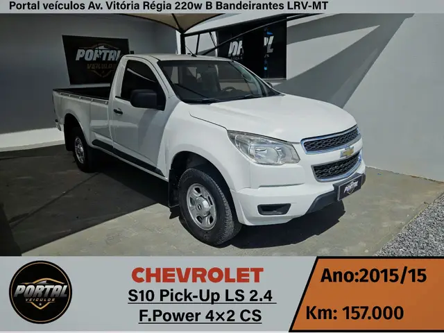 Carro Chevrolet S10 Cabine Simples 2015 S10 LS 2.4 (Flex) (Cab Simples) 4x2
