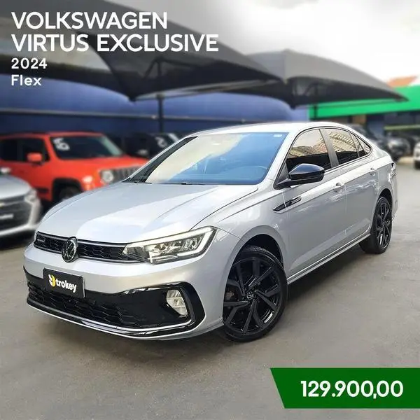 Carro Volkswagen Virtus 2024 Exclusive 250 TSI 1.4