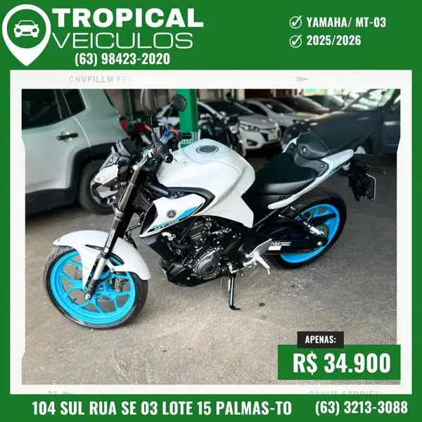 Moto Yamaha MT-03 2026 ABS