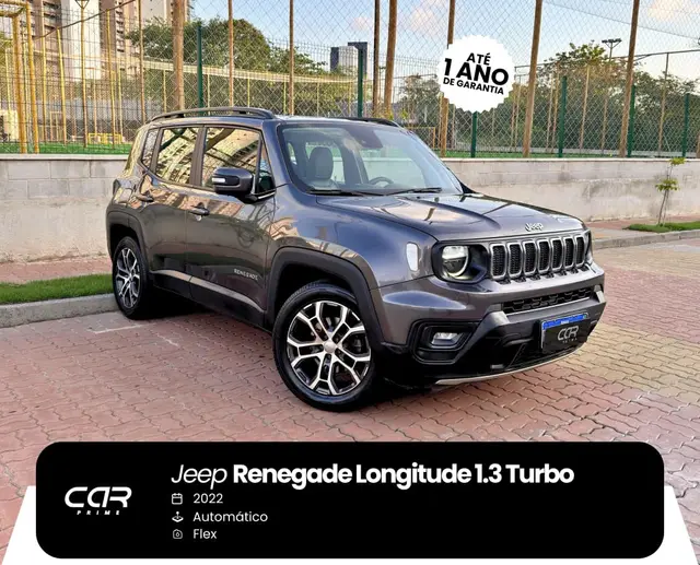 Carro Jeep Renegade 2023 Longitude T270 1.3 Turbo 4x2