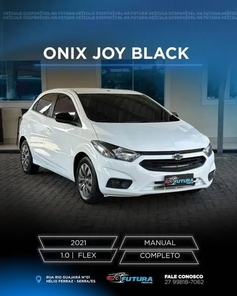 Carro Chevrolet Joy Plus 2021 Plus 1.0 8V Black Edition (Flex)