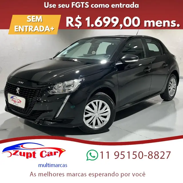 Carro Peugeot 208 2023 Like 1.0 (Flex)