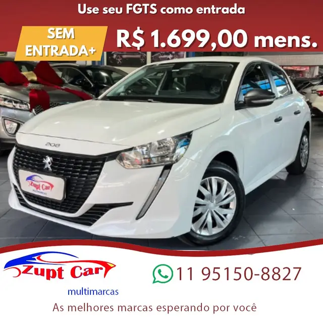Carro Peugeot 208 2023 Like 1.0 (Flex)