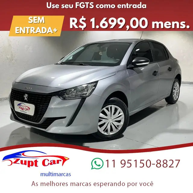 Carro Peugeot 208 2023 Like 1.0 (Flex)