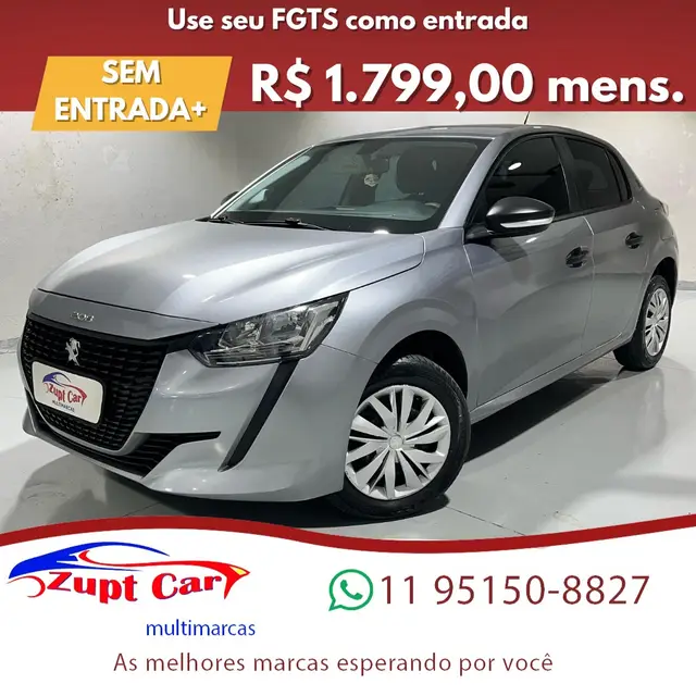 Carro Peugeot 208 2024 Like 1.0