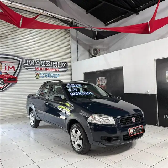 Carro Fiat Strada 2013 Working 1.4 (Flex) (Cabine Dupla)